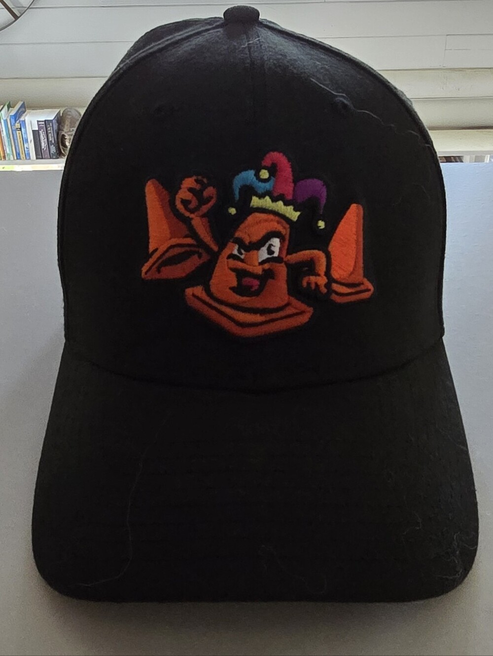 Las Vegas Cone Jesters New Era Theme Night Collection Black 39THIRTY STRETCH FIT